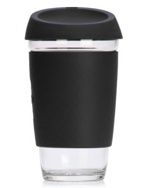 Joco 16 oz. Glass Traveller Cup - BLACK - 16 OUNCES