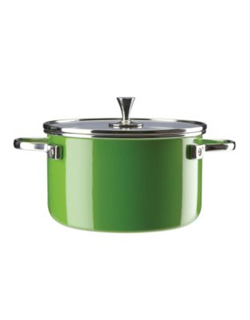 Kate Spade New York Four-Quart Metal Casserole - GREEN