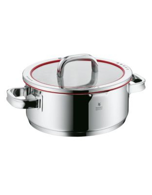 Wmf 4.1L Low Casserole with Lid - SILVER - 4.1 L