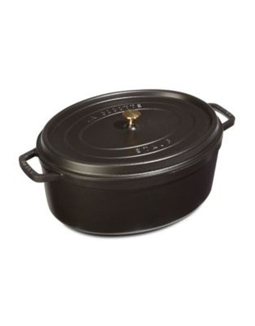 Staub Oval Cocotte 6.5L and 8L - BLACK - 6.5 L