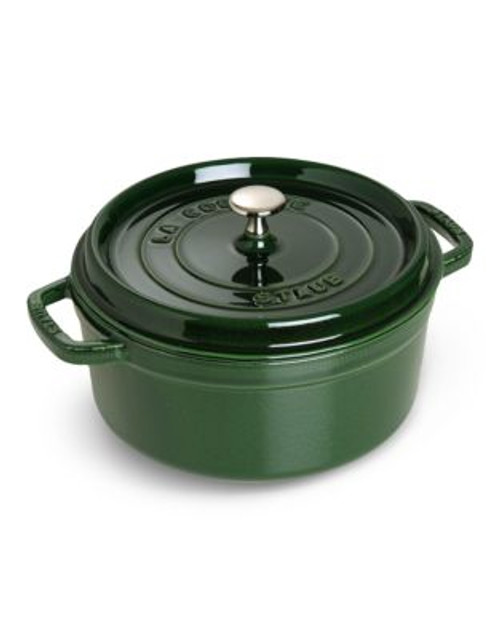 Staub Round Cocotte 5 Qt - BASIL - 5.2L