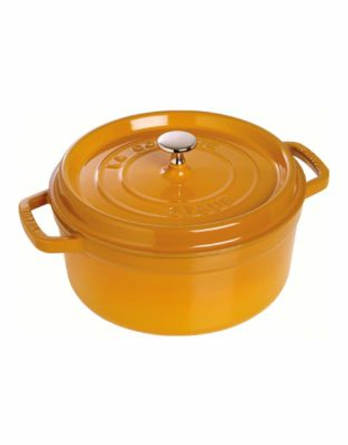 Staub Round Cocotte - MUSTARD - 3.8 L