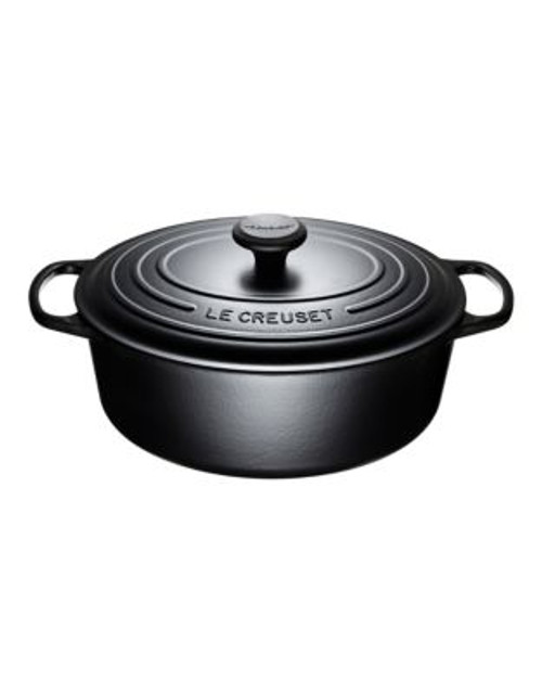 Le Creuset Oval 6.3-Litre French Oven Pot - LICORICE - 6.3L