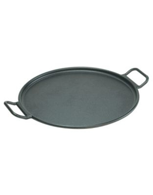 Lodge 14 Inch Pre Seasoned Cast Iron Pizza Pan - BLACK