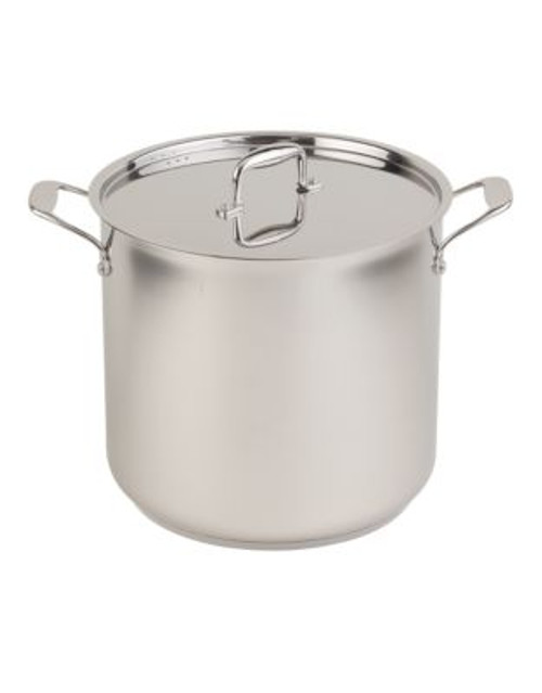 Paderno 19 Litre Steel Stock Pot - STAINLESS STEEL - 19