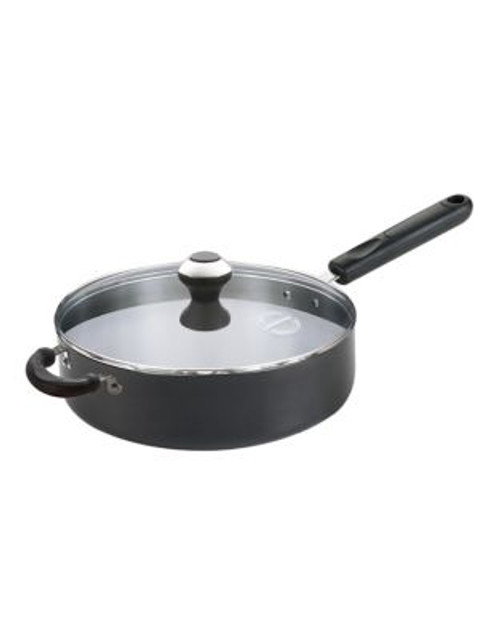 Lagostina S 4.7 L Covered Non Stick Jumbo Cooker - BLACK