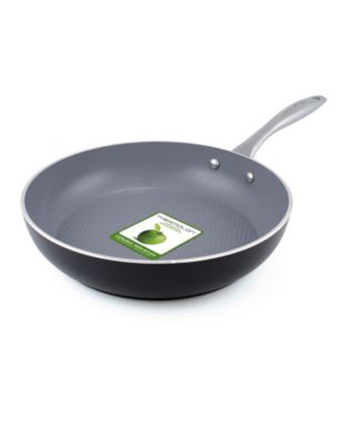 Green Pan Milan 3D 28cm Dimpled Skillet - GREY