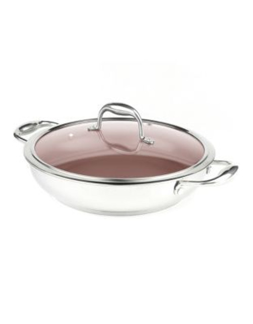 Paderno Stainless Steel Everyday Pan - SILVER - 28 CM