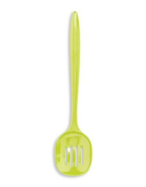 Typhoon Melamine Slotted Spoon - LIME