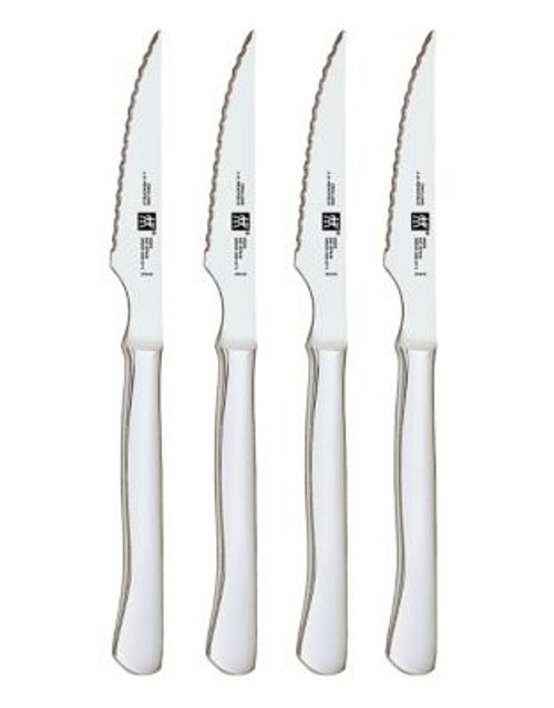 Zwilling J.A.Henckels Twin 4 Piece Stainless Steak Knives - SILVER