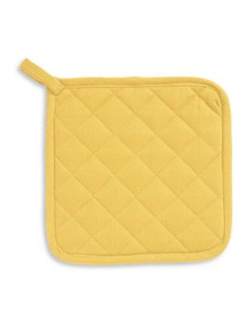 Bon Appetit Canvas Terry Pot Holder One Piece - YELLOW