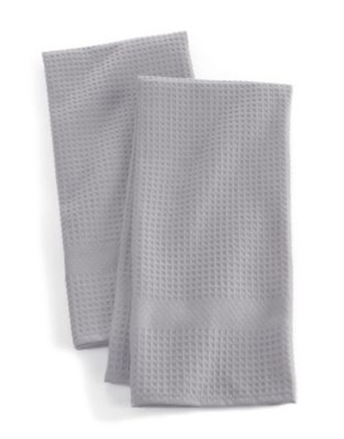 Distinctly Home Two-Piece Kitchen Towel Set - DOVE GREY