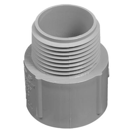 Schedule 40 PVC Male Terminal Adapter &#150; 1-1/4 Inches