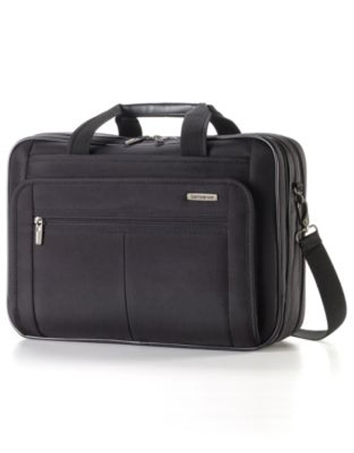 Samsonite Classic 2 - 3 Gusset Brief 15.6 Inch With RFID - BLACK - 15