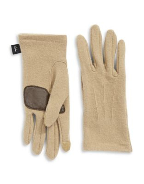 Echo Touch Basic Wool-Blend Gloves-CAMEL - CAMEL - X-LARGE