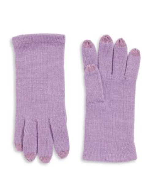 Echo Touchscreen Compatible Knit Gloves - VIOLA HEATHER