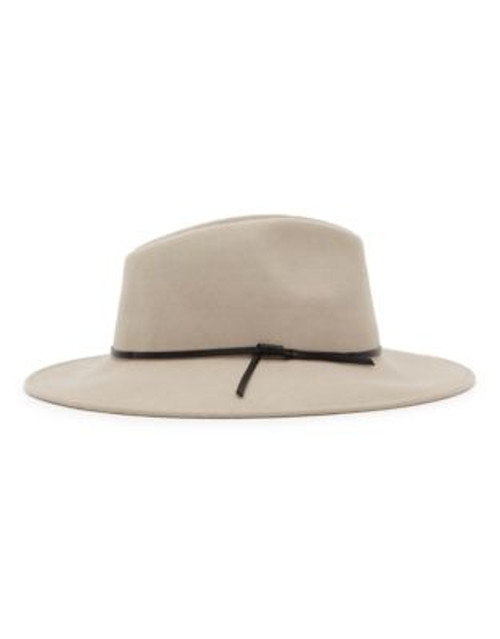 Reiss Wool Fedora with Leather Tie - NEUTRAL - SMALL/MEDIUM