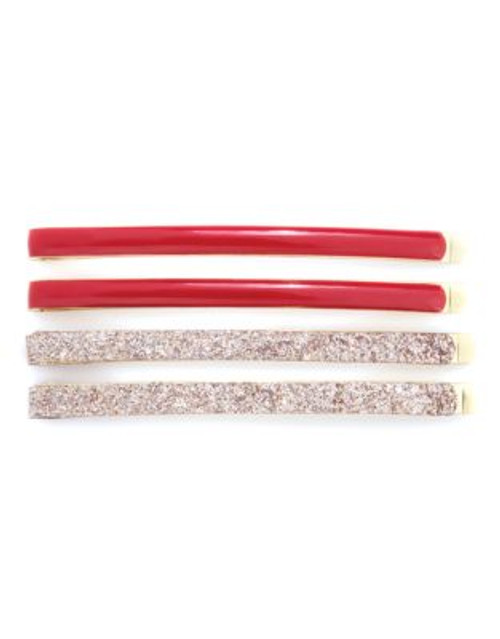 Bando Flash Bobbi Set - CHAMPAGNE/RED GLITTER