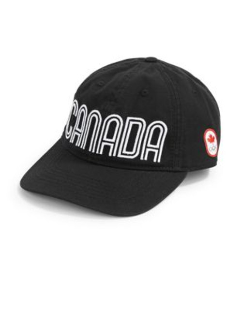 Olympic Collection Canada Baseball Cap - BLACK