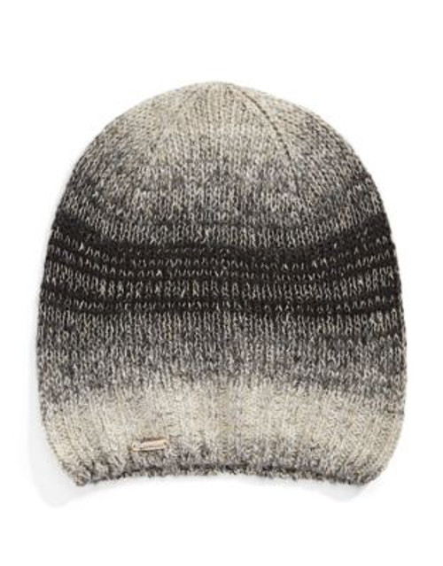 Calvin Klein Ombre Slouchy Stretch Hat - HEATHERED ALMOND