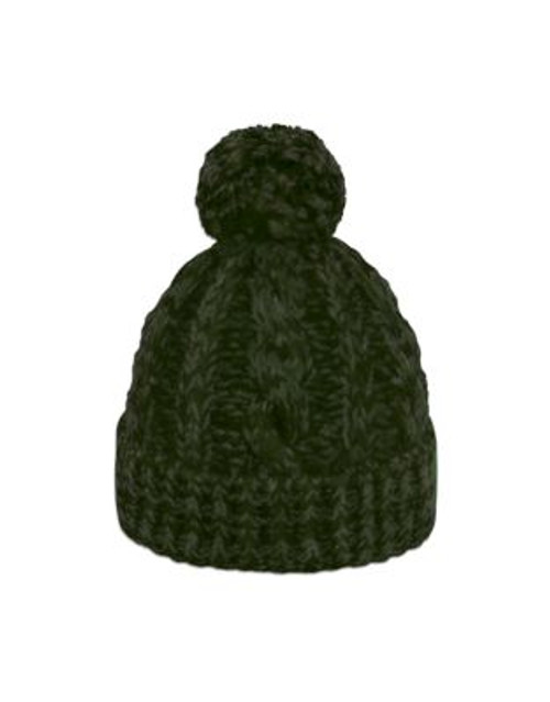 Rella Chunky Marled Yarn Hat - DARK OLIVE