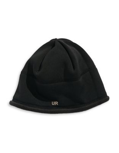 Ur Powered Two-Piece Fleece Audio Beanie Set - BLACK