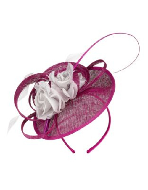 Jacques Vert Double Flower Fascinator Headband - PINK