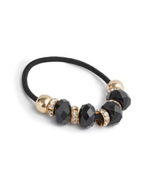 Expression Mixed Stone Hair Tie - BLACK