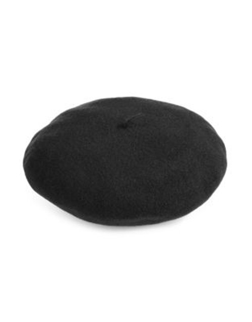 Parkhurst Water-Repellent Wool Felt Beret - BLACK