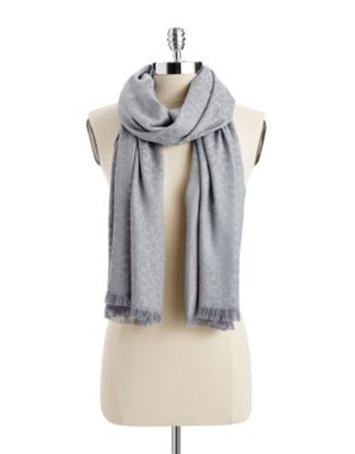 Calvin Klein Logo Pashmina - GREY