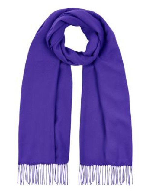 Planet Fringed Scarf - PURPLE