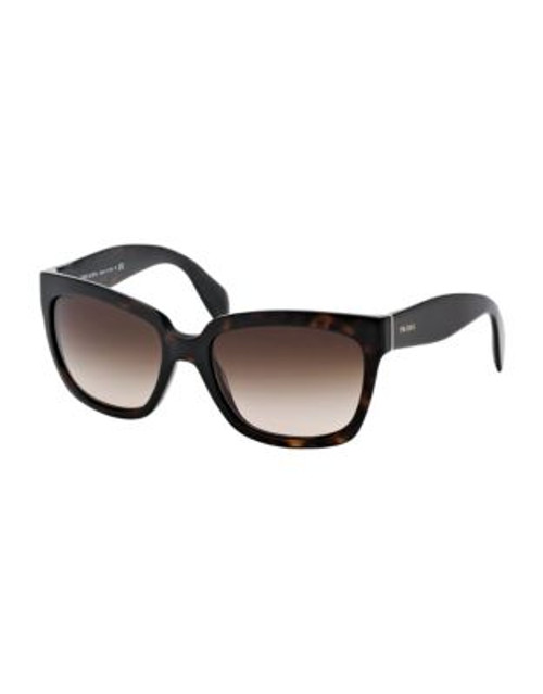 Prada Classic Square Sunglasses - OPAL BORDEAUX ON BORDEAUX