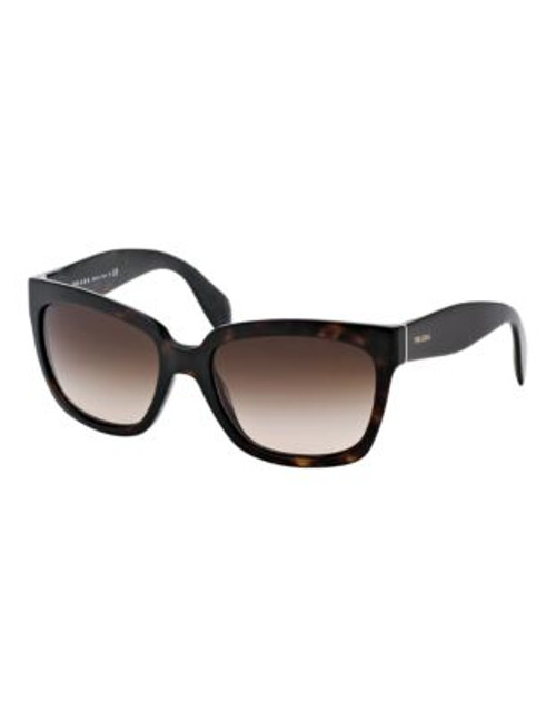 Prada Classic Square Sunglasses - SPOTTED OPAL BROWN