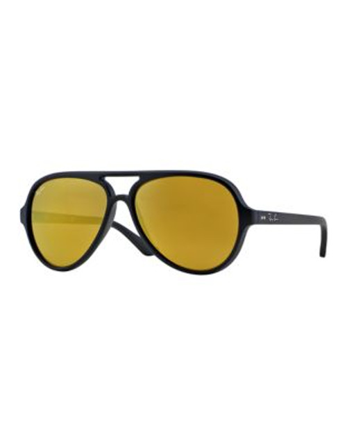 Ray-Ban Cats 5000 Plastic Aviators - SHINY BLACK (601/32) - 59 MM