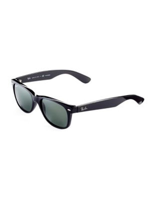 Ray-Ban New Wayfarer Sunglasses - SHINY BLACK (901/58) (POLARIZED) - 52 MM