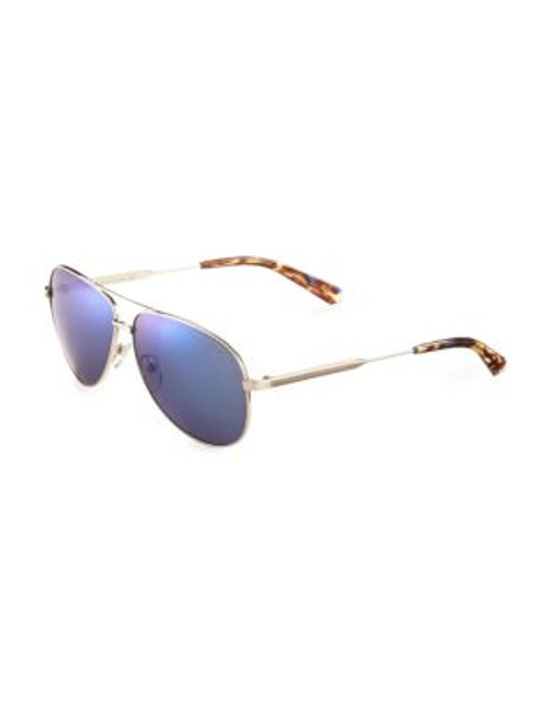 Marc By Marc Jacobs Mirrored Metal Aviators - GOLD/BLUE