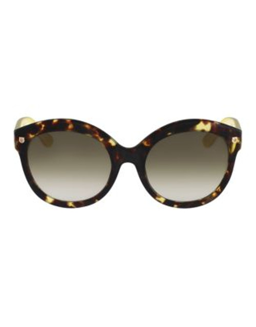 Ferragamo Oversized Sunglasses SF677S - GREEN TORTOISE
