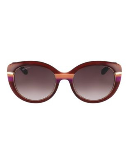 Ferragamo Cat eye Sunglasses SF724S - WINE