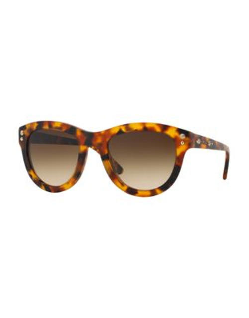 Versace Pop Chic Studs Cateye Sunglasses - MATTE HAVANA