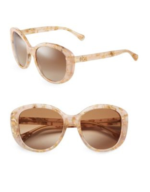 Dolce & Gabbana 55mm Square Sunglasses - POWDER MARBLE
