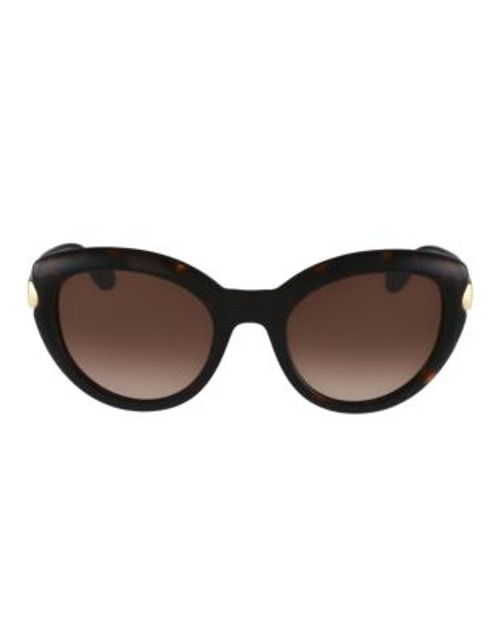 Ferragamo Cat-eye Shape Sunglasses SF762S - TORTOISE