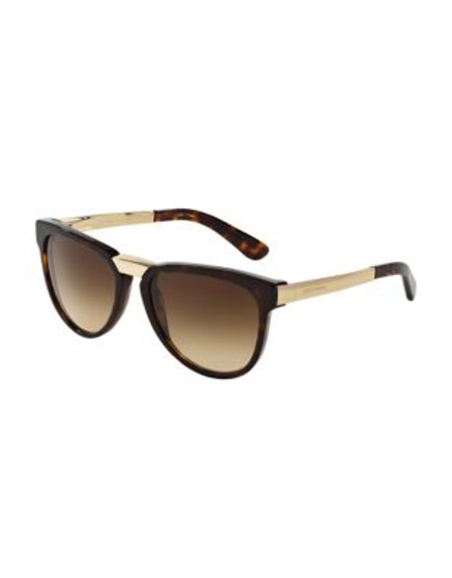 Dolce & Gabbana DNA 54mm Square Sunglasses - HAVANA