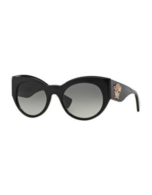 Versace Rock Icons 54mm Cat-Eye Sunglasses - BLACK