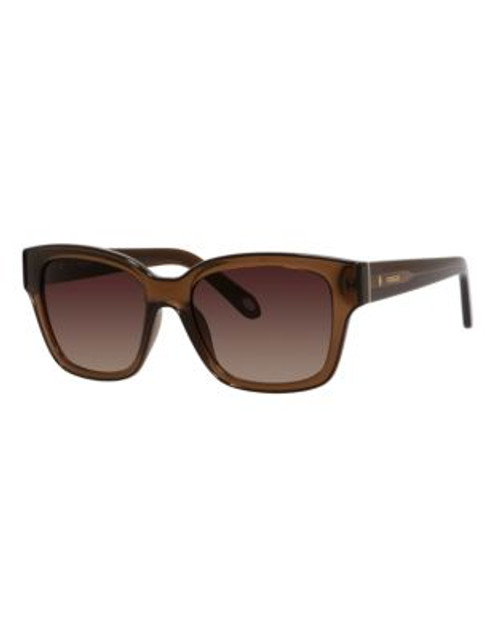 Fossil Wayfarer 3026 Sunglasses - TRANDPARENT BROWN