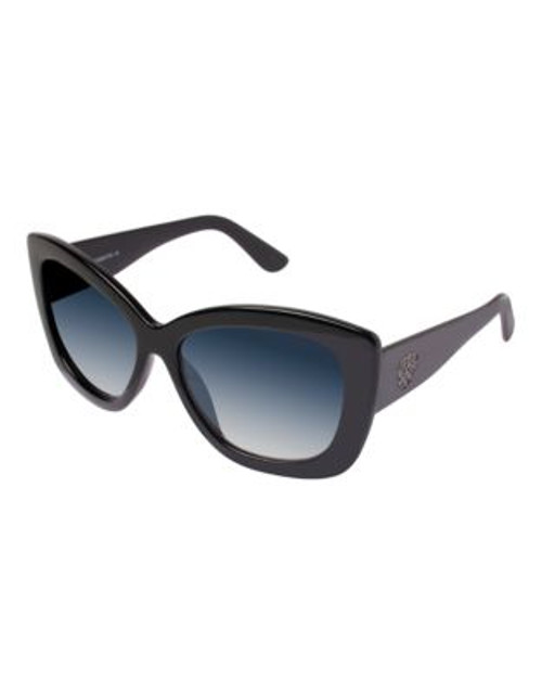 Vince Camuto Oversized Cat Eye Sunglasses - BLACK