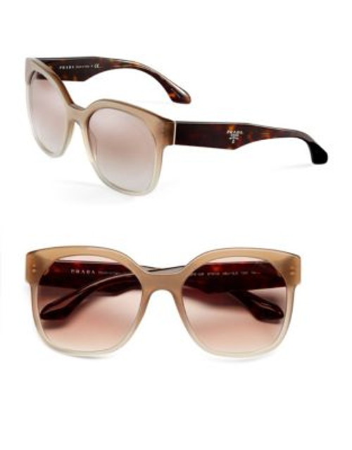 Prada Ombre Wayfarer 57mm Sunglasses - BROWN