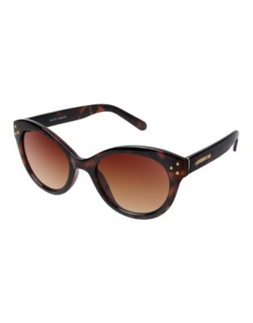 Vince Camuto Embellished Cat Eye Sunglasses - TORTOISE