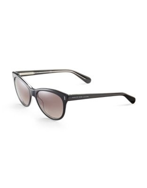 Marc By Marc Jacobs 434S 53mm Round Sunglasses - BLACK CRYSTAL