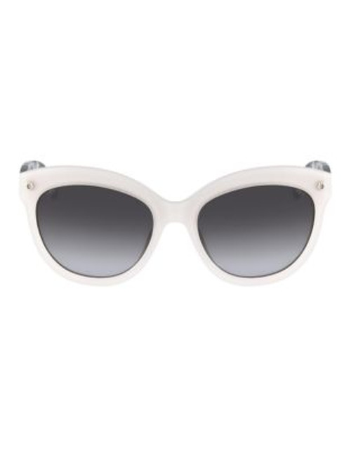 Ferragamo Round Sunglasses SF675S - SNOW WHITE