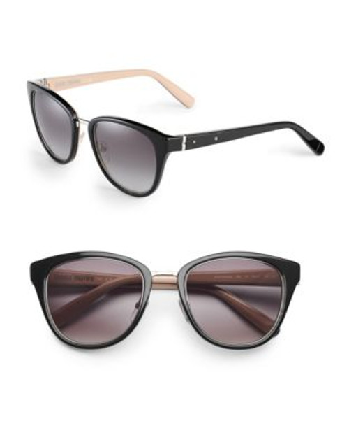 Bobbi Brown 53mm Rowan Bridge Cat-Eye Sunglasses - BLACK